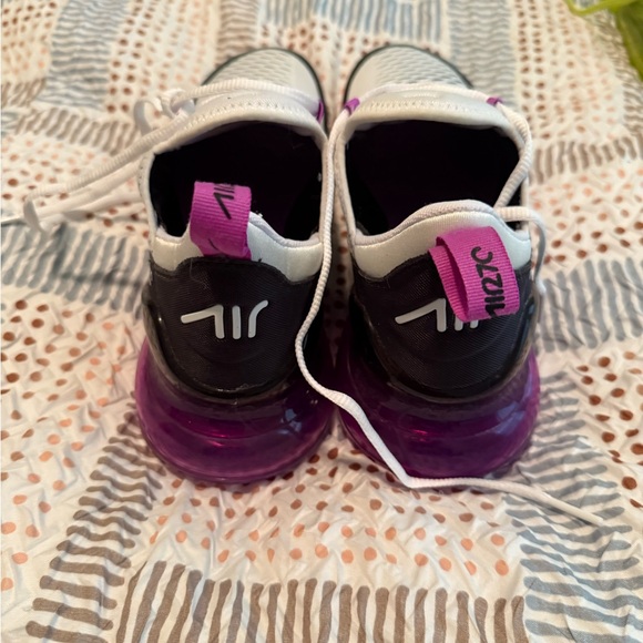 Nike White and Purple Women's Sneakers - Picture 4 of 5